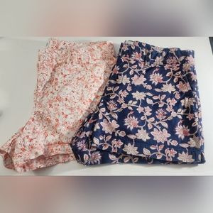 2 Pairs of Gap City Shorts Size 10
